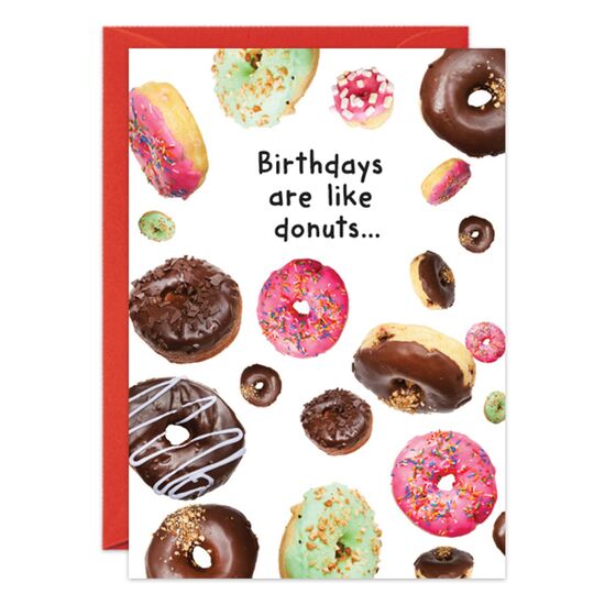 Donuts Birthday Card